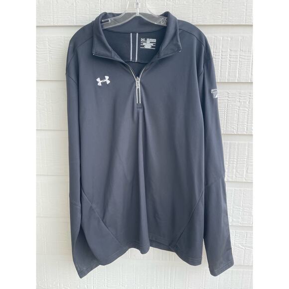 Under Armour black 3/4 zip pullover with CCFG logos 2XL - Picture 2 of 8